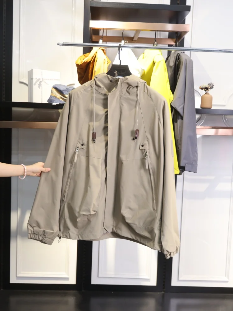 

ex Открытый Ветрозащитный Водонепроницаемый Куртка с Капюшоном Весна Осень Новый Sle Молодежный Длинный Свек Подставка Подходит