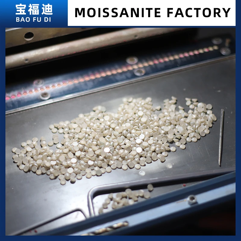 D Color VVS1 Loose Moissanite Stone 0.1ct~100ct Round Gemstone Beads 3-14mm  Excellent Cut Test Positive Diamonds With GRA