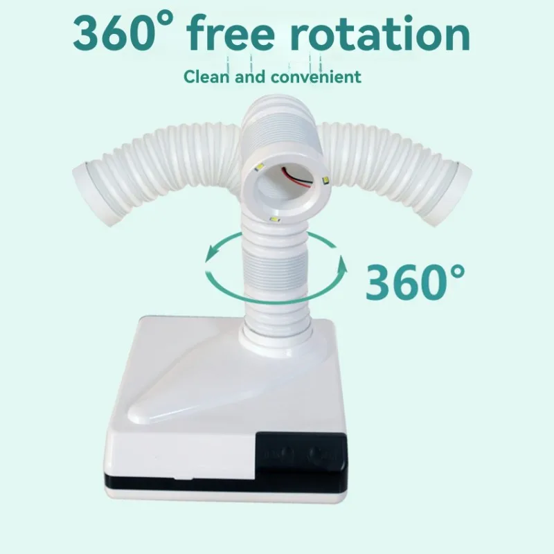 abuu-aspirateur-de-poussiere-d'ongles-multifonctionnel-avec-tube-extensible-blanc-embout-incline-prise-us-pour-manucure-et-sculpture