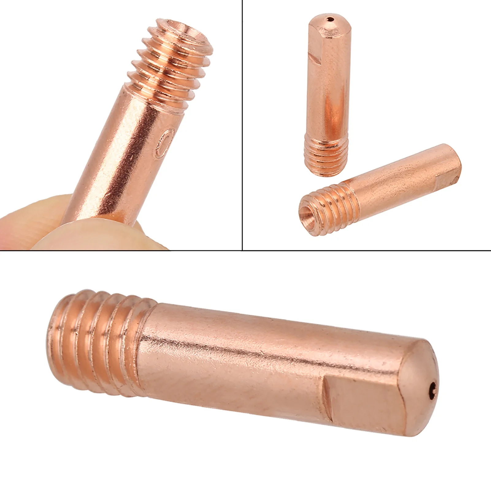 

24KD Welding Torch Contact Tip Copper Contact Tip for 15AK MIG/MAG Welding Torch Consumables 0.8/1.0mm