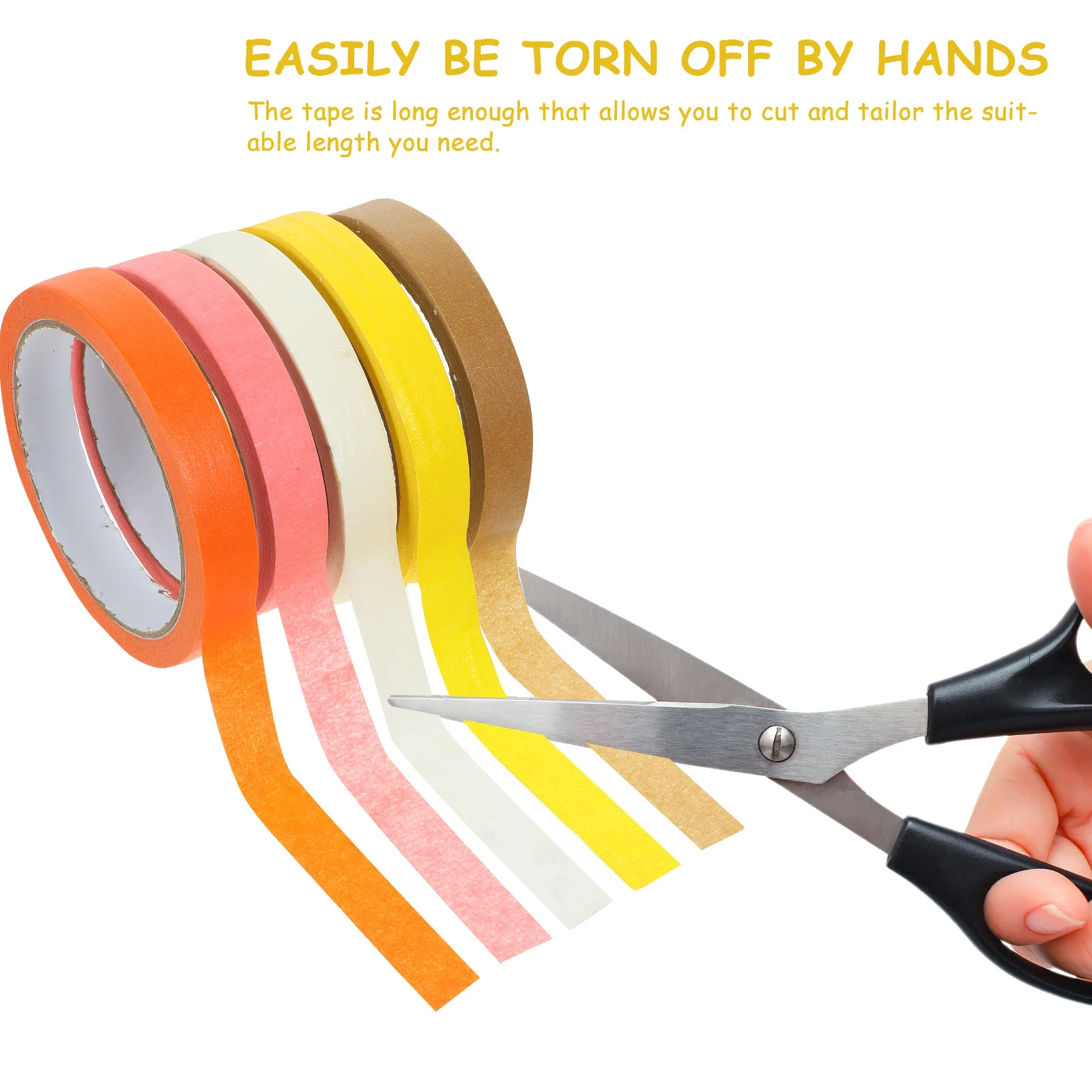 

5 Rolls Rainbow Decorative Tape Washi Craft Tape Roll For Diy Scrapbooking Gift Wrapping Party Supplies Paper Tapes Adhesive