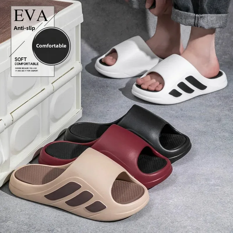 شباشب رياضية سميكة القاع للرجال والنساء ملابس منزلية مضادة للانزلاق مزيل العرق أحذية صيفية سهلة الارتداء أحذية ناعمة من الأسفل للخروج غير رسمية #3