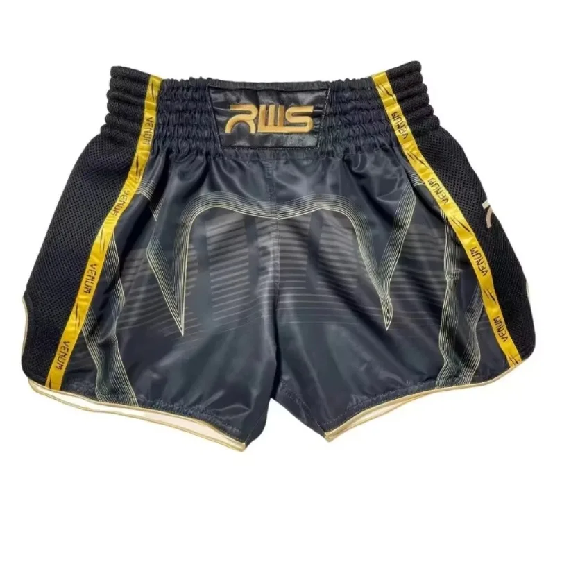 

MMA Training Shorts Muay Thai Gym Fighting Fitness Combat Sports Pants Embroidery Style Original Boxing Trunks