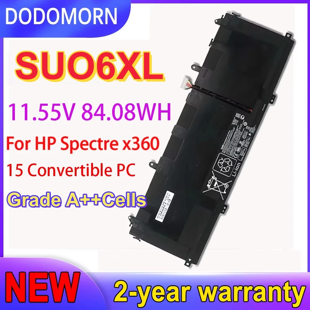 High Quality SU06XL Battery For HP Spectre X360 15-DF 15T-DF HSTNN-DB8W L29184-005 15-df0013dx 15-df1043dx L29048-271