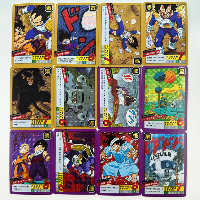 54pcs/set Dragon Ball Goku Vegeta Bulma Ranchi Z GT Super Saiyan Heroes Battle Card Ultra Instinct Game Collection Cards