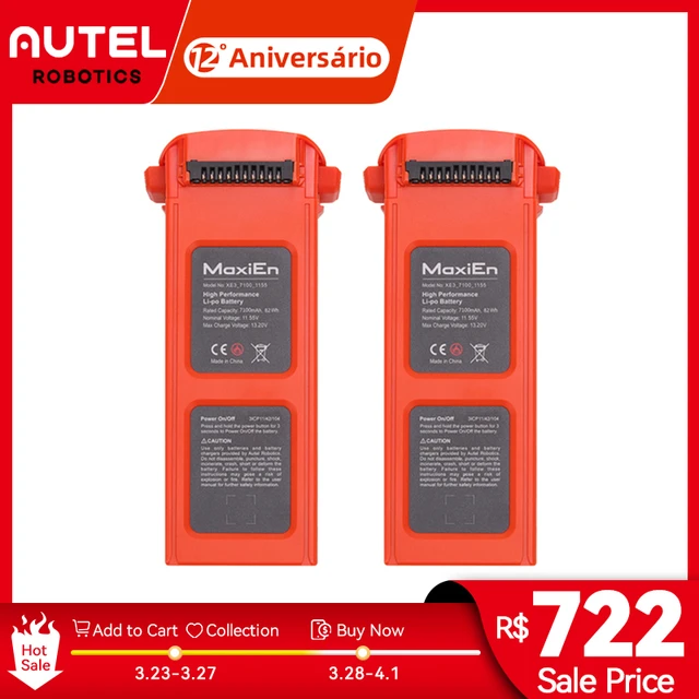 Autel Evo Ii Battery | Charging Batteries | Drone Battery - Battery Drone  7100mah Li-po - Aliexpress