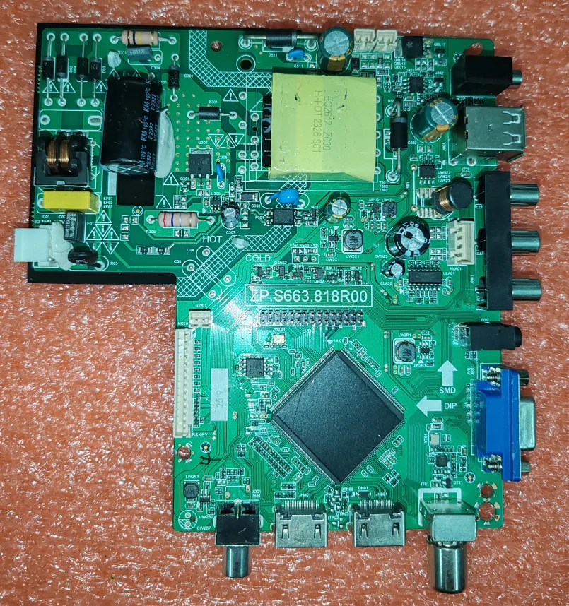 

ZP.H53.818R02 ZP.S663.818R00 Three in one TV motherboard, tested well, physical photo