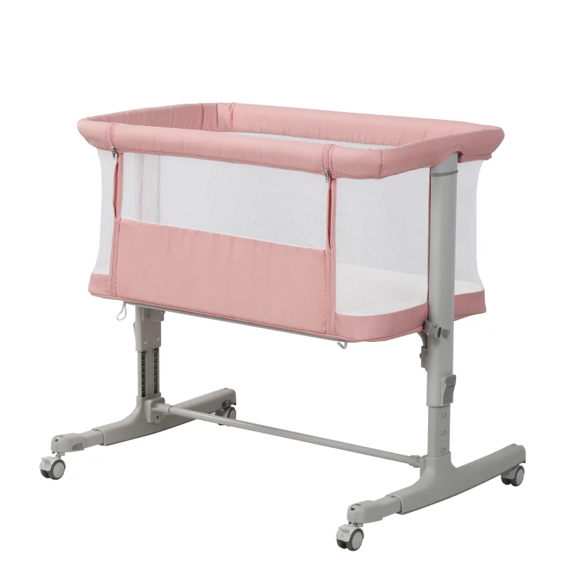 cheap chinese manufacture new born baby cot crib bassinet bed