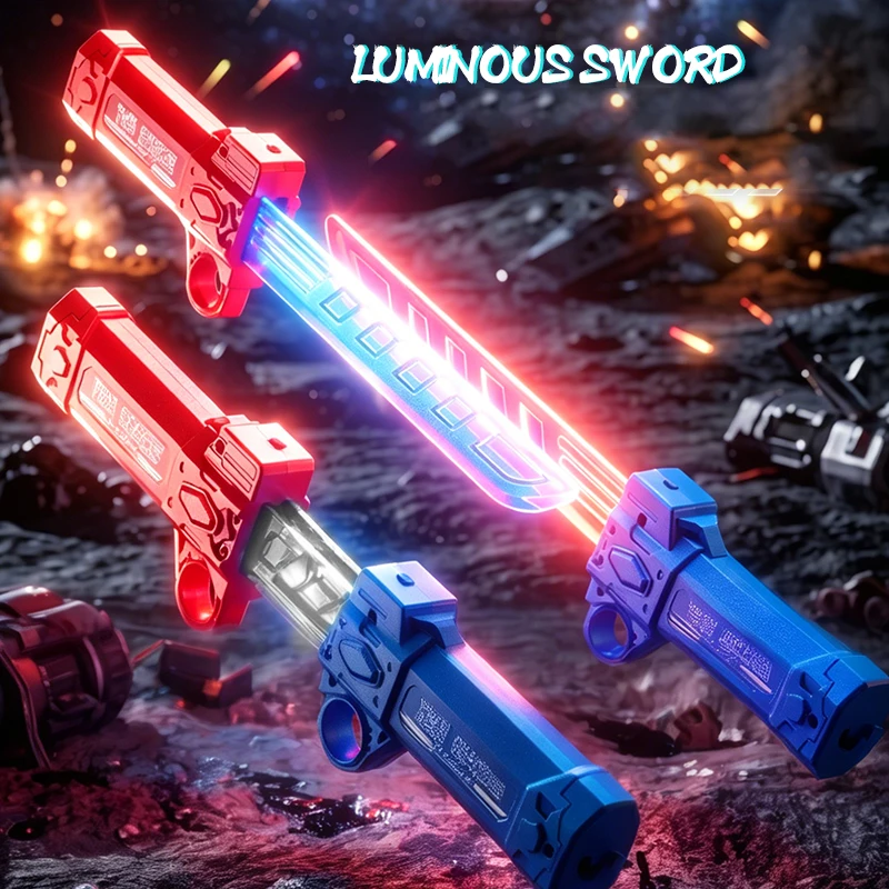Outdoor Toy Bright Sword Multi-Color Flash LED Light Shine Cosplay Rotate Sword Toy Party Family Interactive Toy For Kids Adult view 3