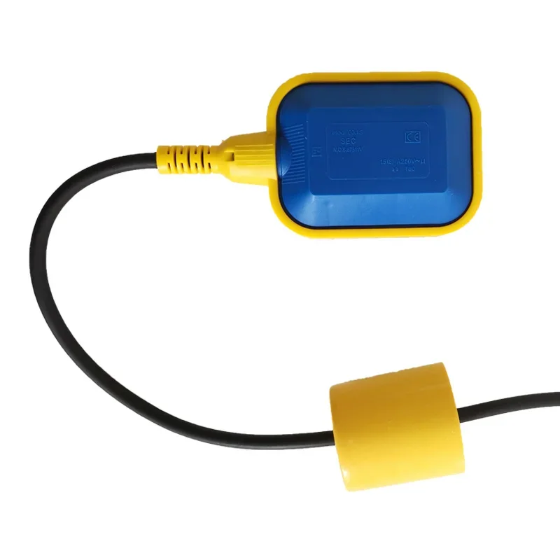 Interruptor flutuante linha 4m interruptor de nível líquido controlador de nível de água relé de nível líquido M15-2 4m
