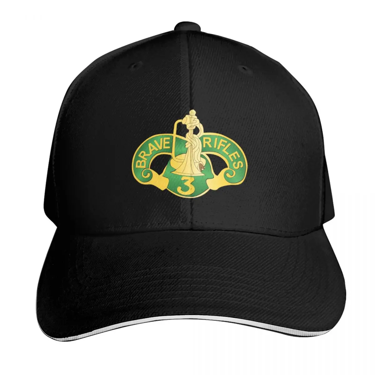 SSI - 3rd ACR Baseball Cap Snapback Flat Bill Strapback Dad Hat Six Panel Structured Crown