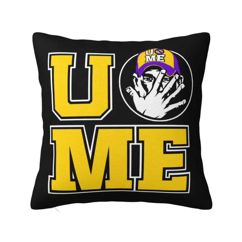 WWE John Cena U Cant See Me Throw Pillow for Living Room Luxury Cushion Cover Velvet Pillowcase