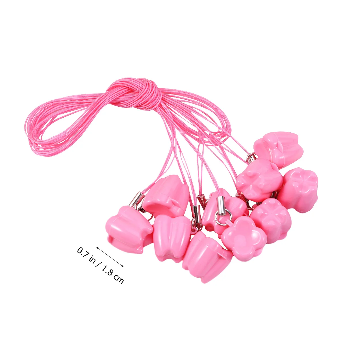 Caja de guardar dientes de bebé, organizador de dientes de leche rosa, estuche para collares, regalo Ideal para niños, almacenamiento de recuerdos de cumpleaños y Navidad, 10 Uds.