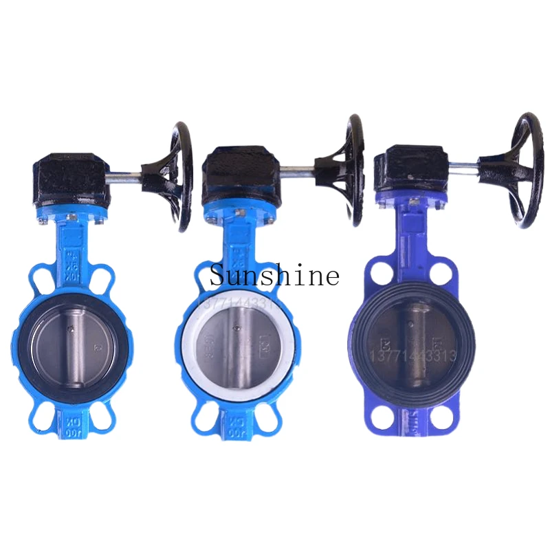 

D371X-10/16 Turbo Worm Clip-on Butterfly Valve/Manual PTFE Valve DN50 65 80 100 150
