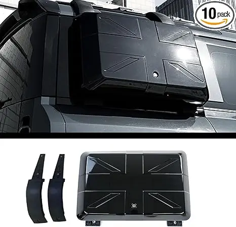 

Glossy Black Exterior Mounted Gear Carrier Side Toolbox Storage Box with Lock fits for Land Rover Defender 90 110 130 2020+