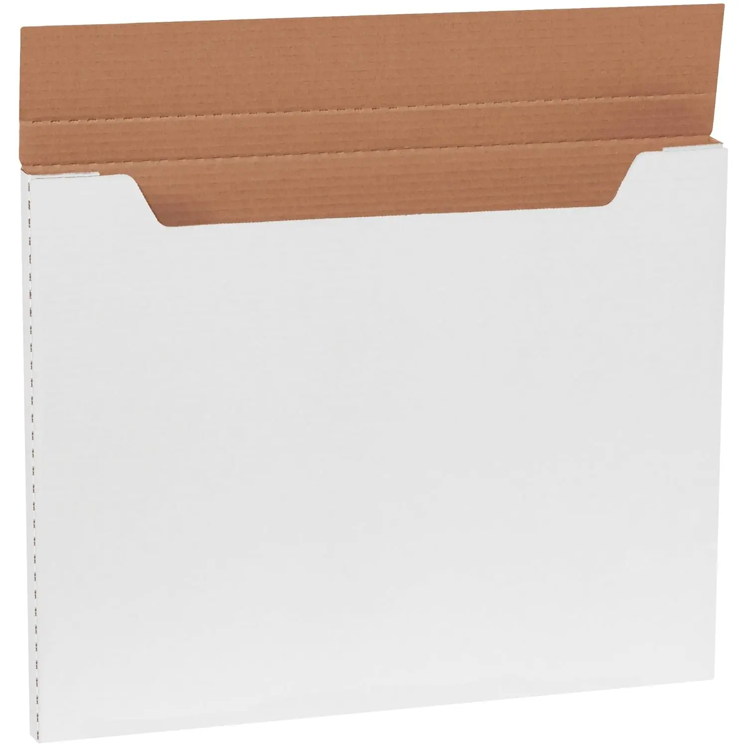 

20x16x1 Corrugated Mailers, White, Pack of 20 for Flat Items