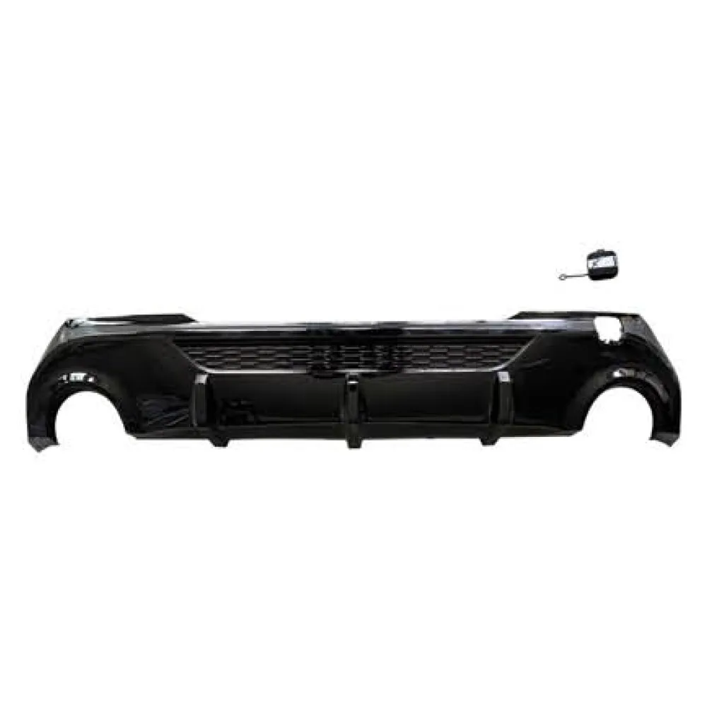 Suitable for BMW 1 Series F40 135I rear lip double-sided single outlet glossy black F40 135I rear splitter