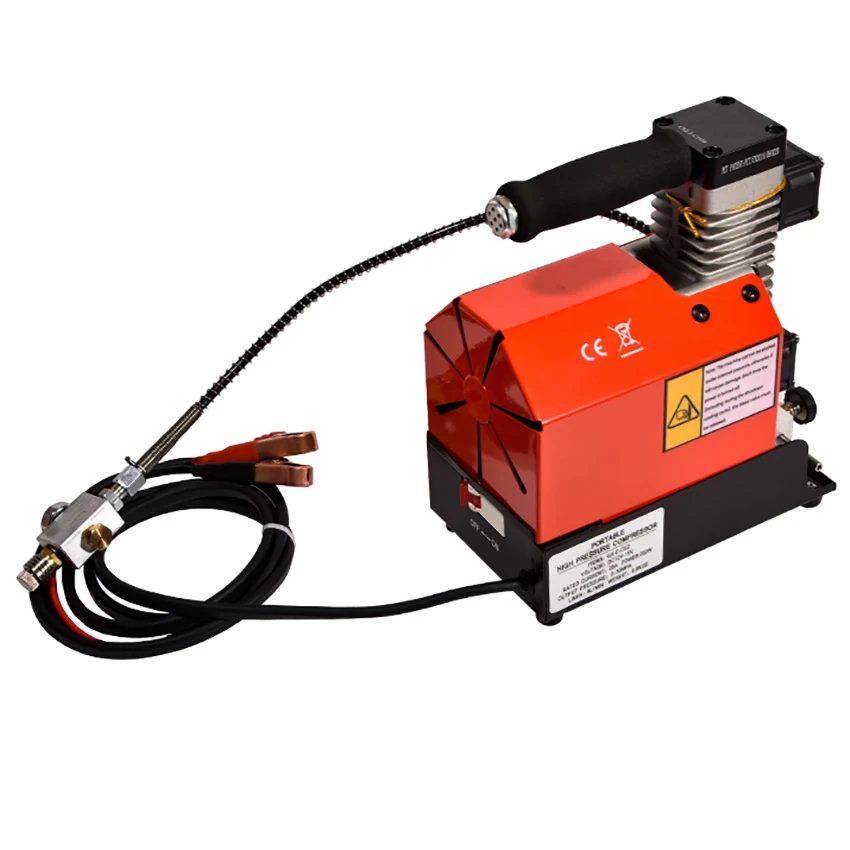 GX-CS2 30Mpa 300Bar 4500Psi 12V PCP compressore d\'aria 12V pompa portatile ad alta pressione per immersioni subacquee serbatoio pompa auto uscita