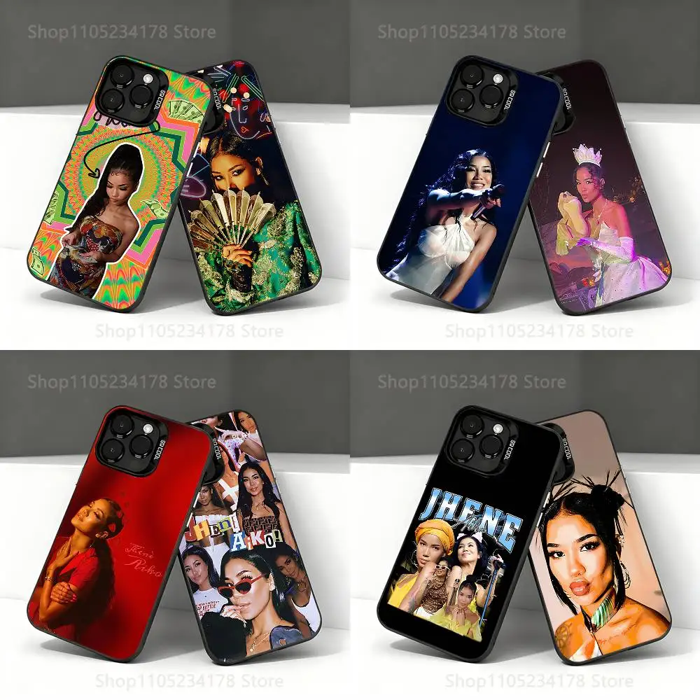 

J-Jhene Singer A-Aiko Phone Case For iPhone 17,16,15,14,13,12,11,Pro,Max,Plus,E,Air,Mini Black IMD Cover