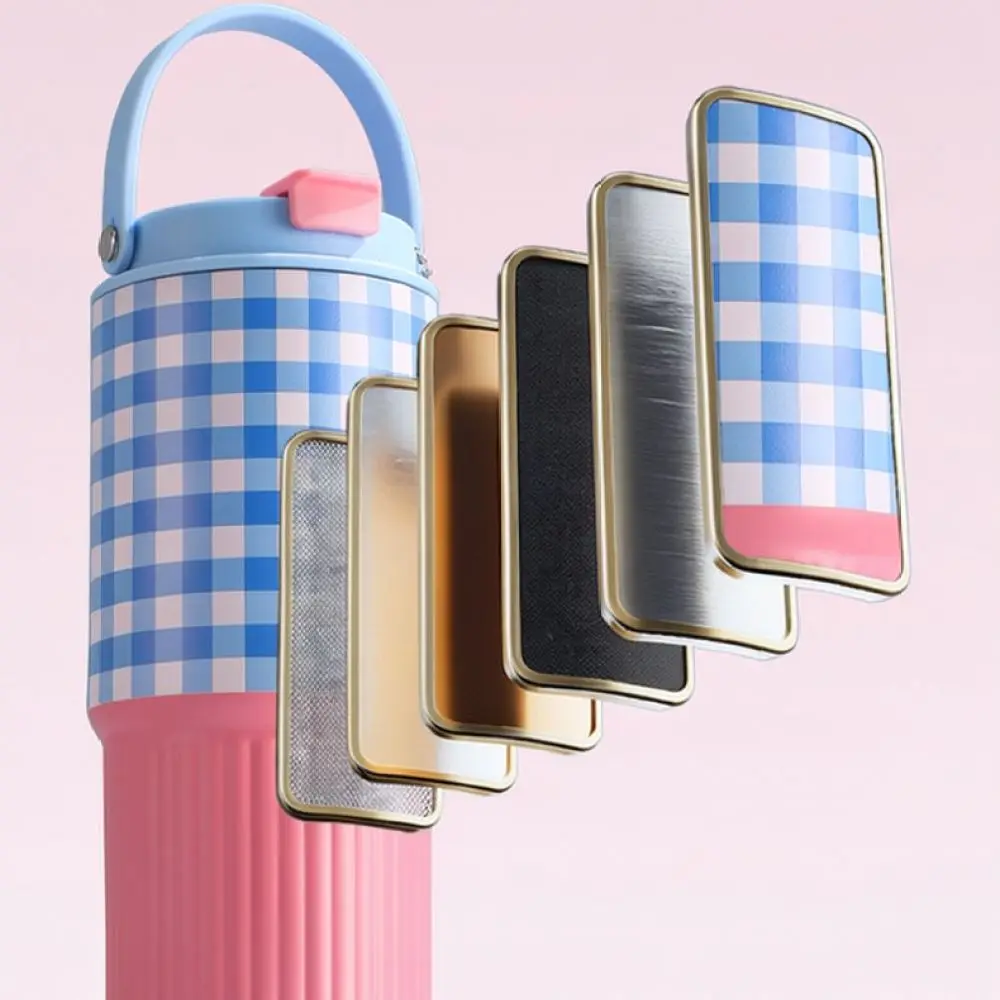 Thermal Insulated Mug 316 Stainless Steel Straw Bottle Portable Handle Travel Cup For Daily Use Outdoor Sport Car Accessory Gift