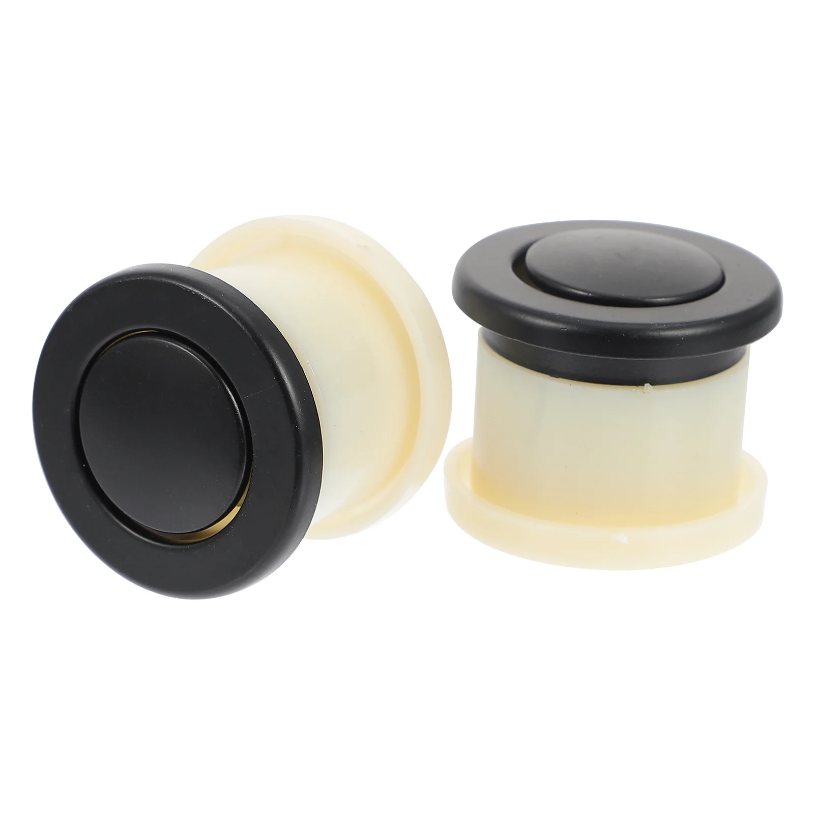 2 قطعة المقابض الربيع قابل للسحب سبائك الزنك جزءا لا يتجزأ من مقابض لقطع الأثاث خزانة درج الباب يسحب المقابض المخفية مقبض سحب مخفي #6