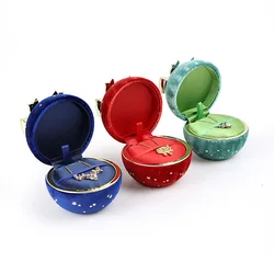High-grade Circular Full Sky Star Jewelry Box Ring Box Bow Knot Necklace Pendant Box for Wedding Party Gift Jewelry Organizer Bo