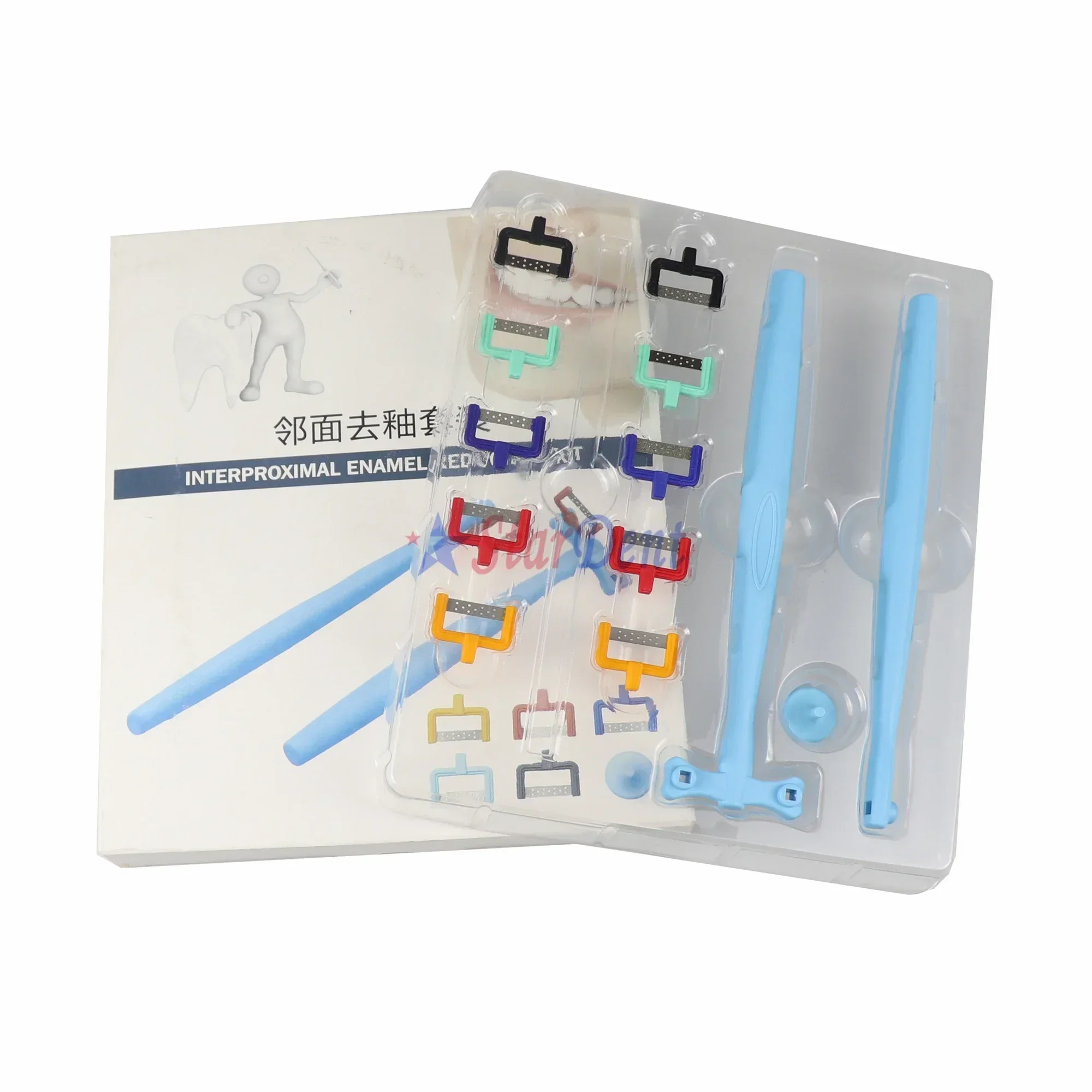 Premium Disposables Interproximals Enamels Reductions Kit IPR Kit/Lab Adjacents Enamels Removals Set Polishings Strip