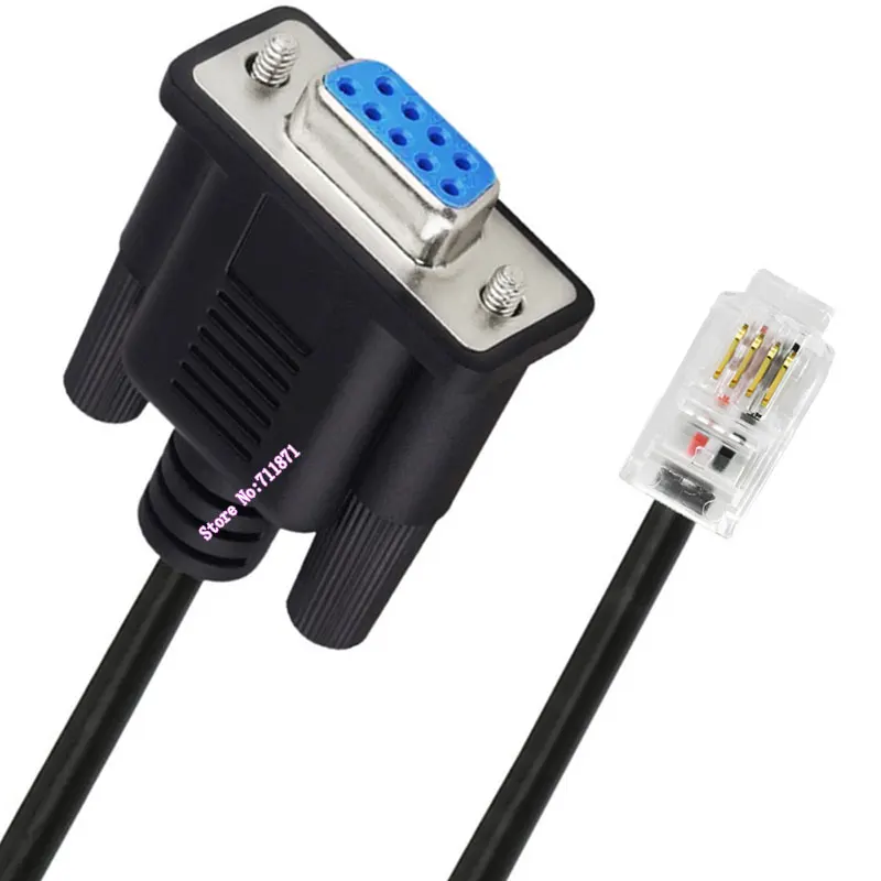 4P4C 4Pin Rj9 Male 9 Pin DB9 Female Adaptor Line Cable For Meade 505 Meade 497 DB9 F Rj9 M Connector Rj9 DB9 Adapter cable Line