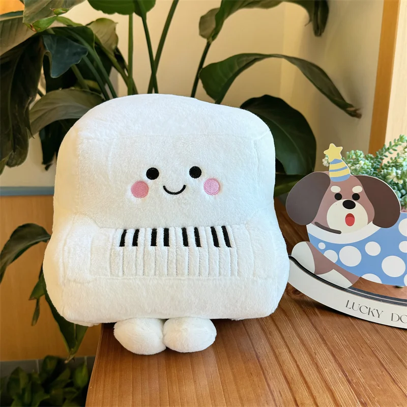 Jouets en peluche de musique créative et mignonne, Saxophones doux, guitares, symboles Pipa, poupées en peluche, Instruments de musique, cadeaux pour enfants