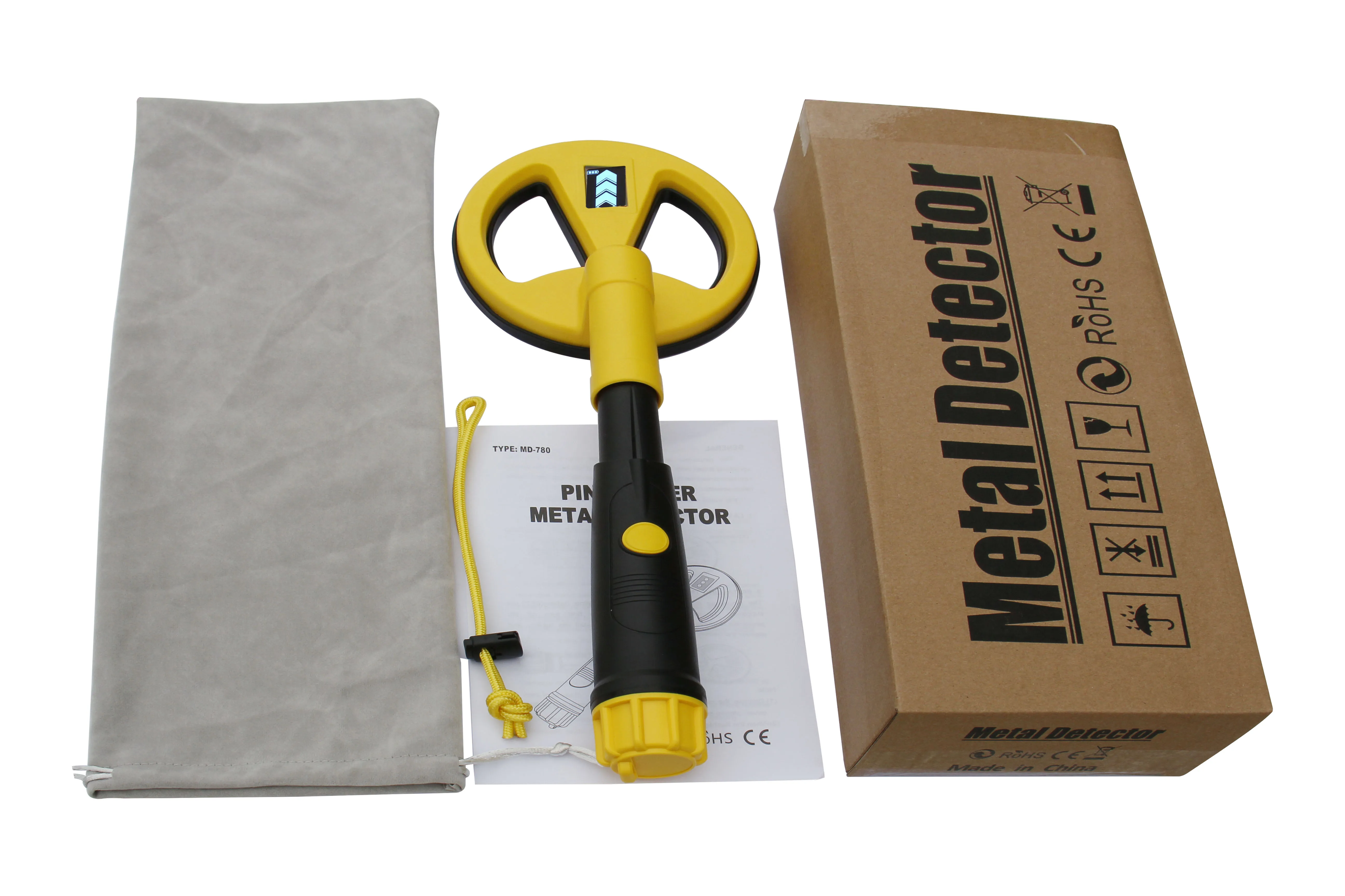 MD-790 Detector de metais subaquático totalmente à prova d'água Detector de metais preciso IP68 Detector de ouro à prova d'água