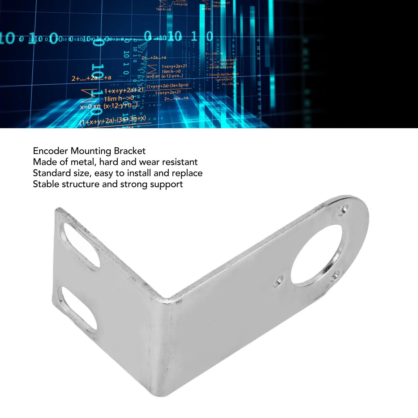Rotary Encoder Metal Mounting Stand Digital Display Counter Fixing Bracket 21mm Hole Diameter Rotary Encoder Mounting Bracket