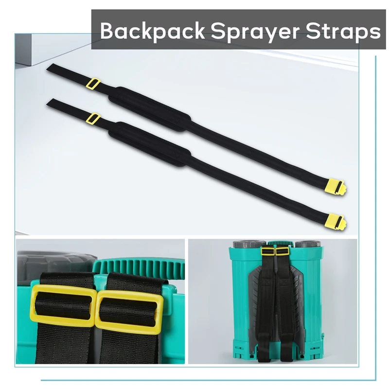 2 Pack Of Backpack Sprayer Belt Replacement,Sponge Adjustable Agriculture Manual Sprayer Backpack Shoulder Strap