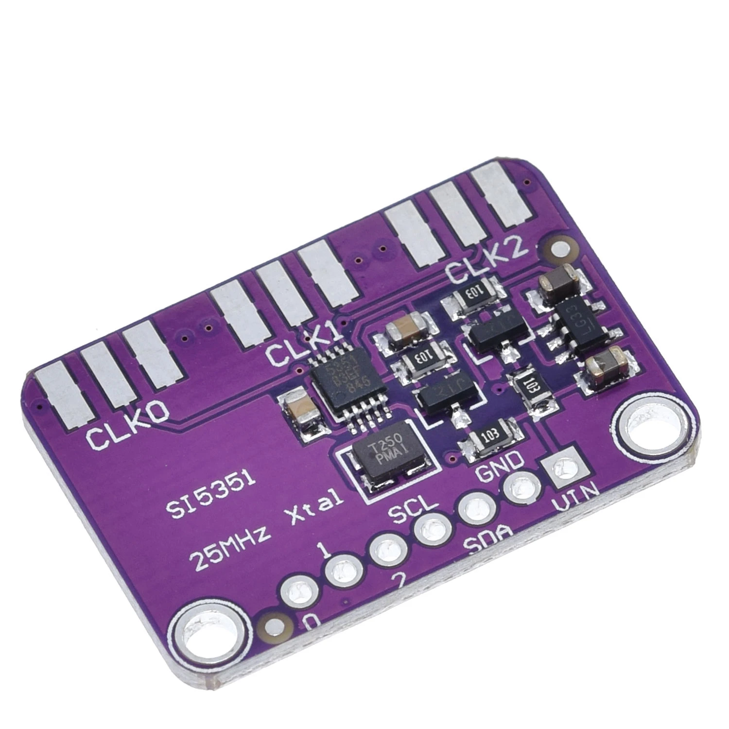 TZT DC 3V-5V CJMCU-5351 Si5351A Si5351 I2C Clock Generator Breakout Board Module Signal Generator Clock 8KHz-160MHz For Arduino image 5