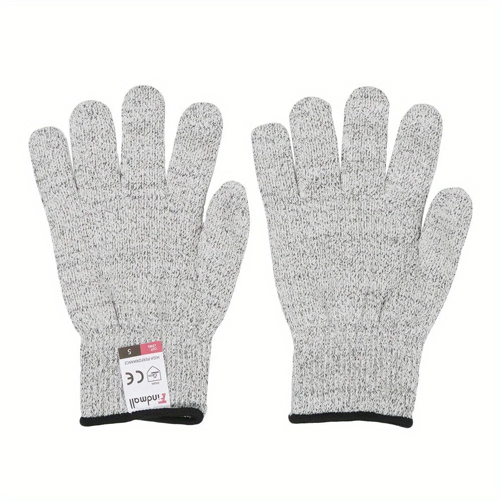 Large 2 Pair Work Gloves Abrasion Resistant Comfortable Gloves Cut Resistant Kitchen Gloves