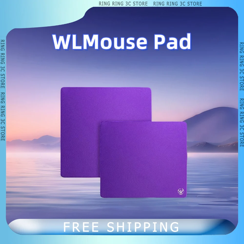 

WANLING WLMouse Фиолетовый Коврик для мыши для киберспорта, игровой коврик для мыши SlimFlex, прочная гладкая игровая компьютерная мышь для ноутбука 490x420 510x490, коврик в подарок