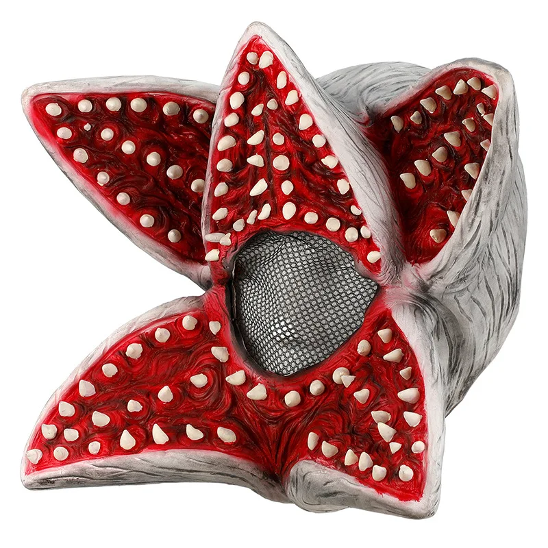 Latex-Blumenmaske, Kostümzubehör für Cosplay, Halloween-Horror-Events – Detail 6