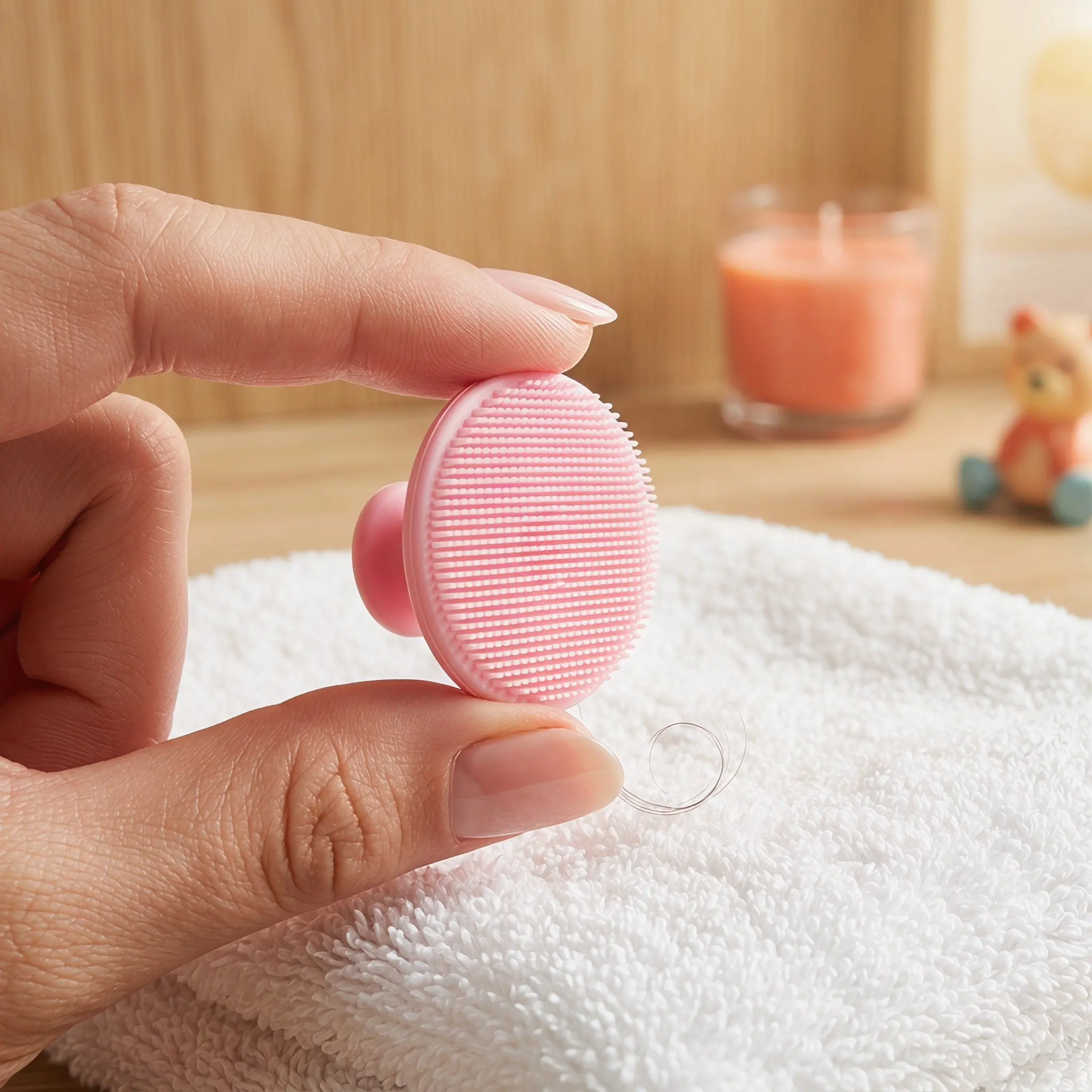 5Pcs Soft Silicone Baby Head Massage Brush Shampoo Scrubber for Scalp Exfoliation Dandruff Oil Removal Bath Time Relaxation