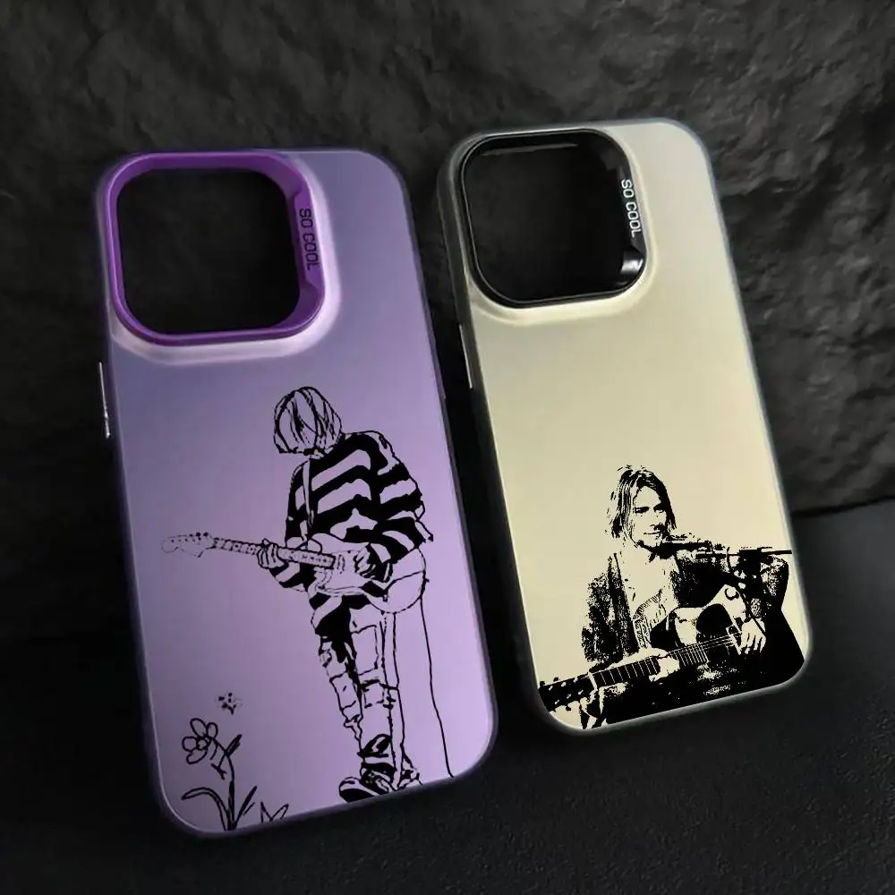 Nirvana Kurt Cobain Montage of Heck Phone Case For iPhone 17,16,15,14,13,12,11,Mini,Pro,E,MAX Matte Shockproof