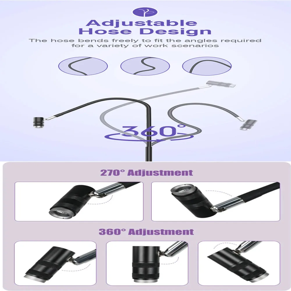 5V USB UV Lash Light do kleju do rzęs UV Przedłużanie rzęs LED Lampa do utwardzania kleju UV do paznokci Regulowana regulacja ostrości mocy 