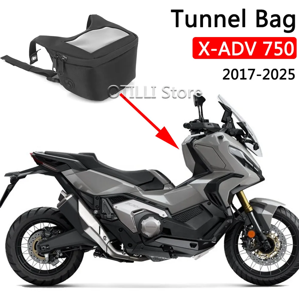 

X-ADV 750 New Center Console Tank Bag For Honda X-ADV 750 2017-2025 XADV 750 X ADV 750 Scooters Travel Storage Tunnel Bags
