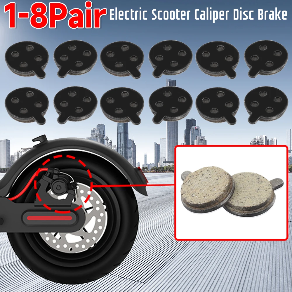 1 Pair Kick Scooter Friction Plates Electric Scooter Disc Brake Pad for M365 Pro