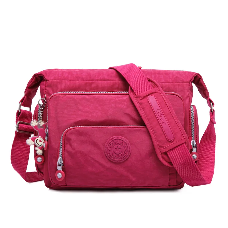 

TEGAOTE Messenger Bags Women Crossbody Shoulder Bag Lady Bolsa Feminina Mujer Large Solid Beach Travel Bag Female Zipper