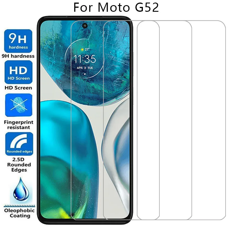 screen protector for motorola moto g52 protective tempered glass on motog52 motog g 52 52g film glas motorolag52 motorol mot mto