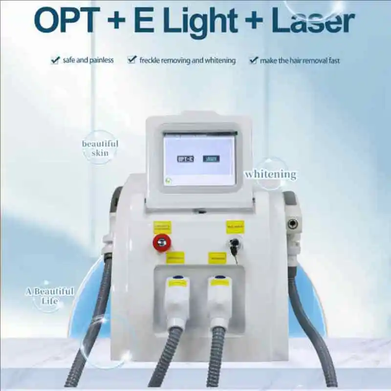 Multifunctional 2 in 1 Professional Beauty Equipment IPL OPT Hair Removal ND Yag Laser Tattoo Removal Pico second Machine 2023