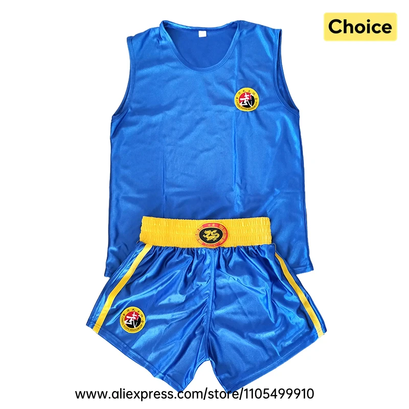 Traditioneller Kampfsportanzug Sanda Atmungsaktives Sportoutfit für Muay Thai Kickboxen MMA Kampf Sparring Sitzung Boxuniform