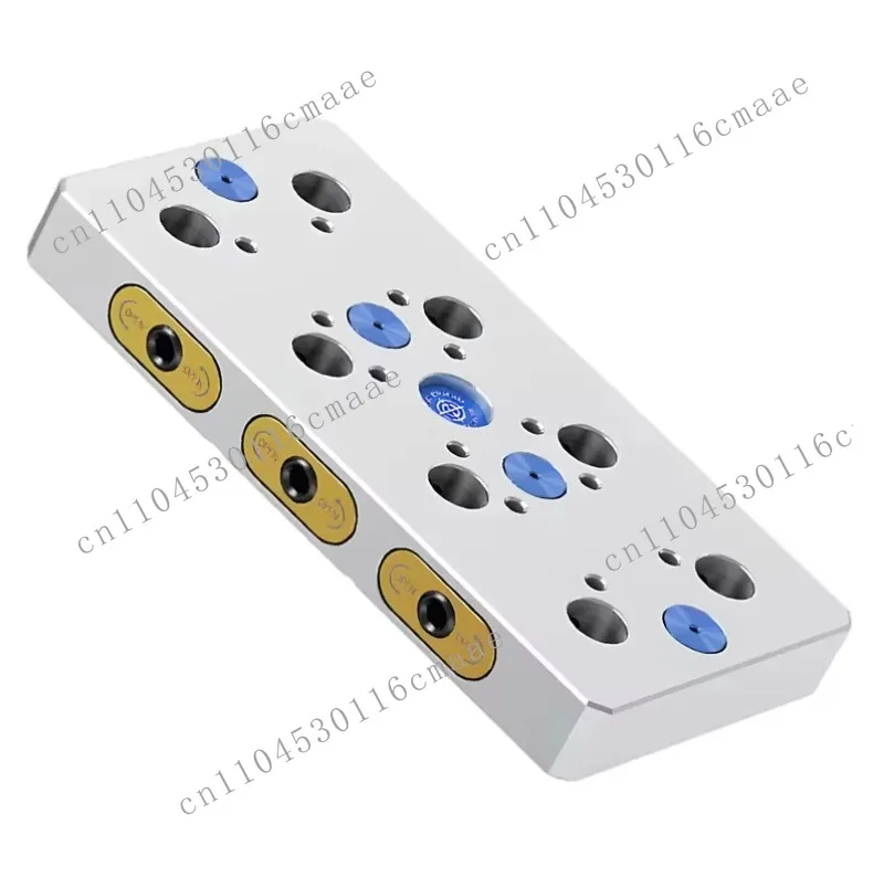 Zero-point CNC Baseplate for 5-axis Vice Clamping Device, Milling Machine for Workpiece Clamping
