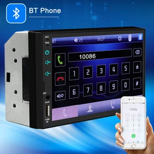 Đa phương tiện của chiếc xe có màn hình cảm ứng HD, 2 âm thanh nổi xe DIN, máy chơi MP5 với máy ảnh, Bluetooth, USB, TF, FM, GPS, ô tô, 7 inch 10 Âm thanh ô tô bán hàng chính với CD và Bluetooth - 5