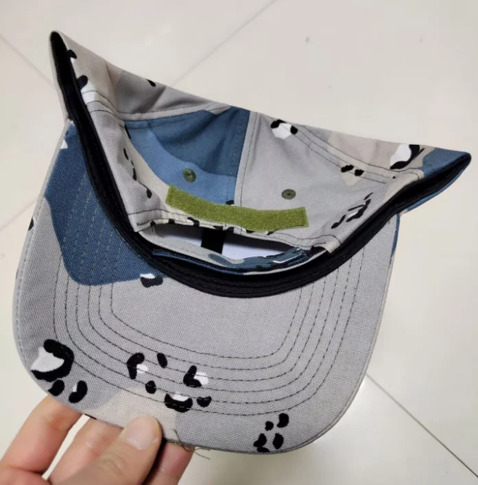 Blue Saudi Arabia Chocolate Chips Camouflage Baseball Cap Man Hat