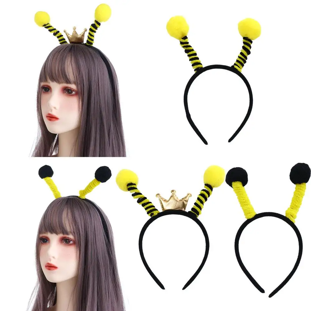 

Ant Halloween Holiday Headwear Cosplay Children Hair Accessories Bee Tentacle Headband Animal Hair Hoop Korean Style Headwear