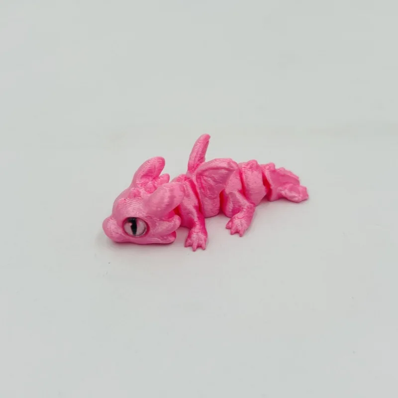 1/5/10/15 Stück 3D-gedruckter Babydrache mit beweglichen Gelenken und simulierten Augen, als dekorative Gegenstände für das Zuhause, zur Raumgestaltung und als Geschenk für Feiertage. – Detail 13